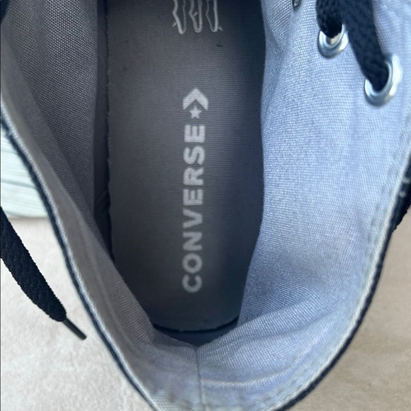 Converse Men's Black High-Top Sneakers - Picture 8 of 16